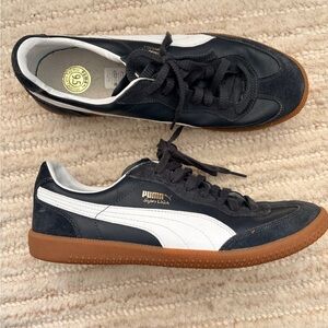 Puma Super Liga Black White Gum Sneakers